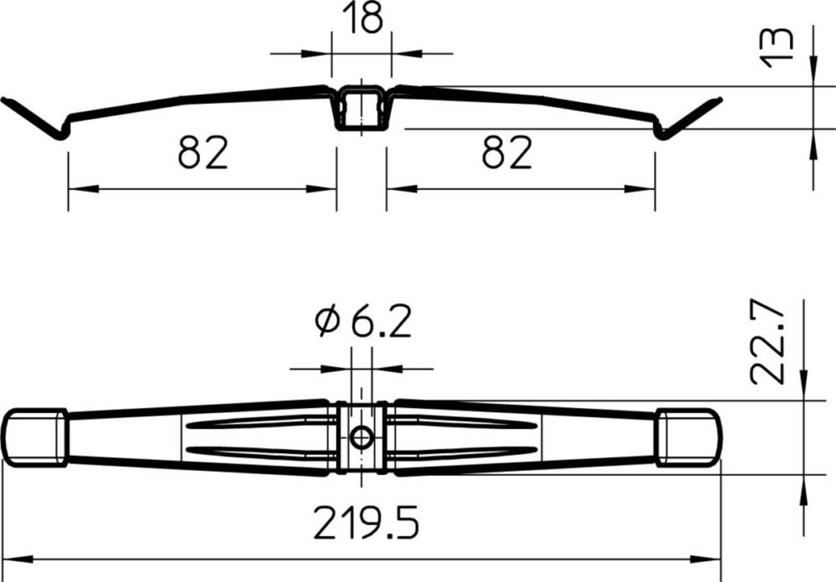 OBO Bettermann Kabelklammer 2033 M A2