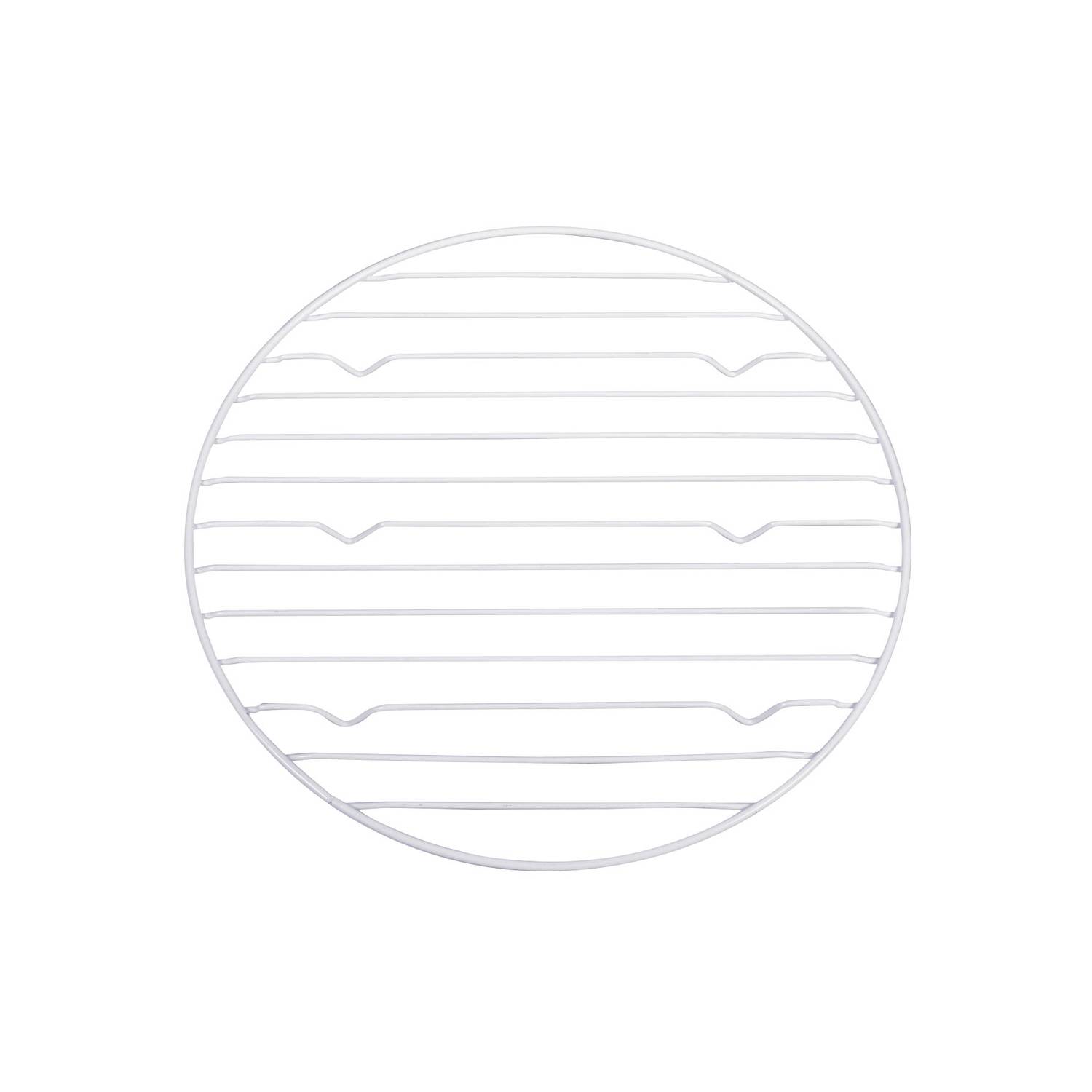 Metaltex 192432014 Einlegesieb aus Draht, mit Kunststoff beschichtet, für Einkocher, Ø 32 cm, weiß