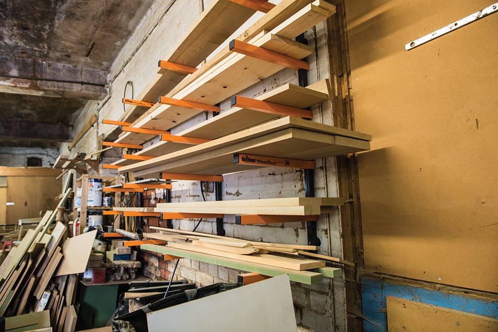 Kragarmregal mit 6 Lagerebenen WRA001