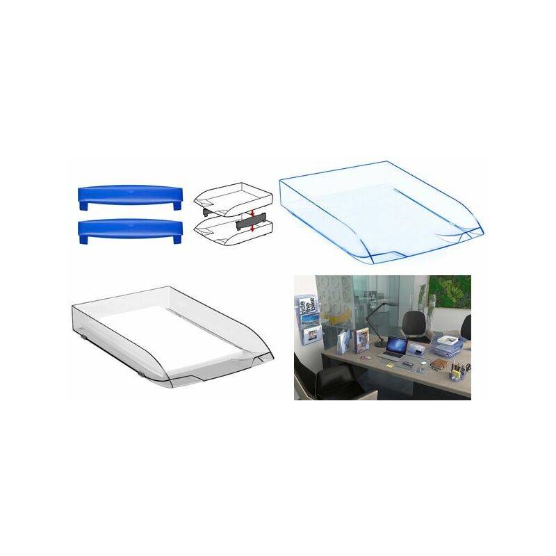 CEP Briefablage Ice, DIN A4, eisblau