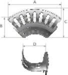 Riegler Schneid-/Dichtring, für Schlauch 4/6 mm, Arbeitsdruck max. 10 bar (20 °C)/max. 1 bar (170 °C), PEEK (Schneidring)/PTFE (Dichtring)<br>Perfl