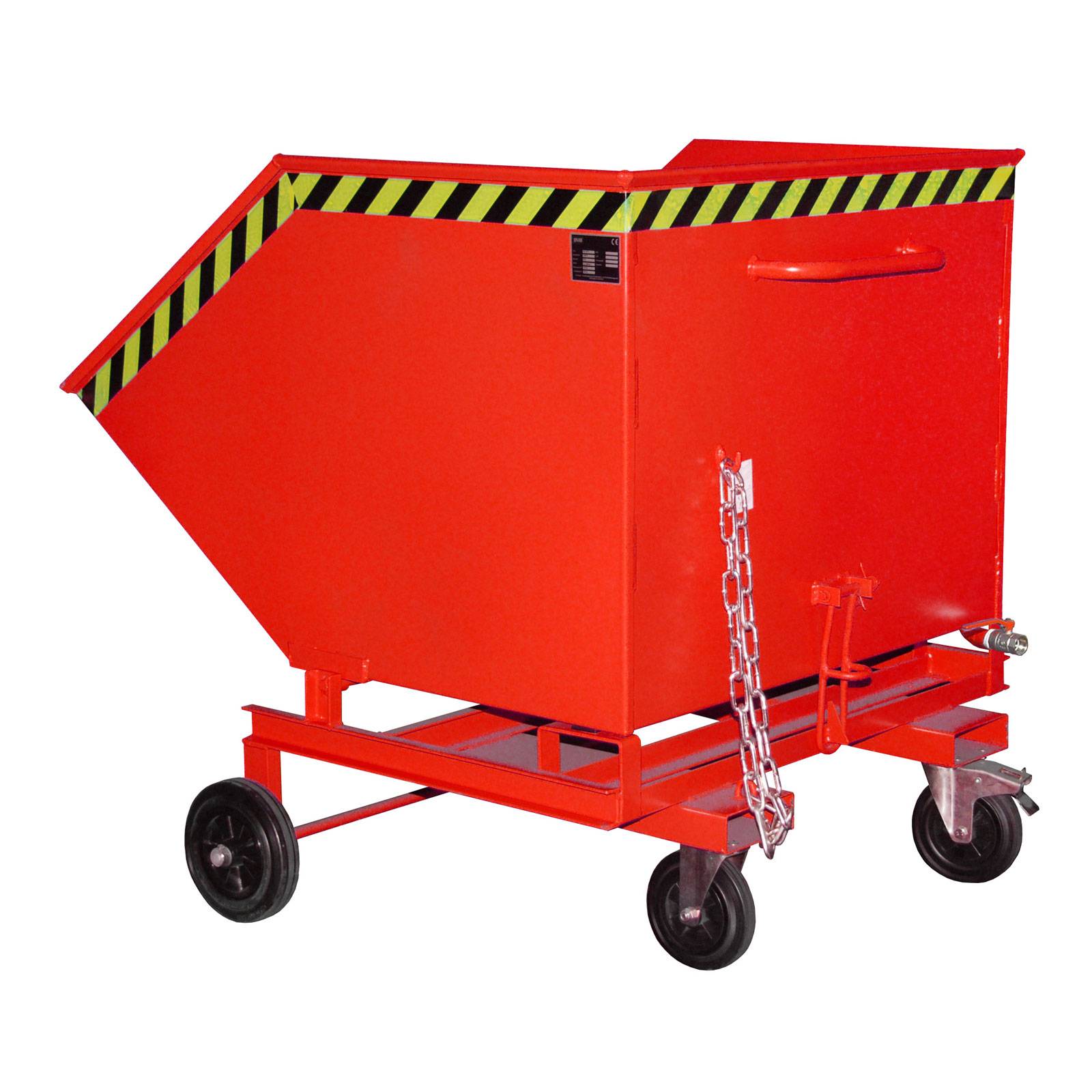 Späne-Kastenwagen SKW-ET 1000, lackiert, Feuerrot