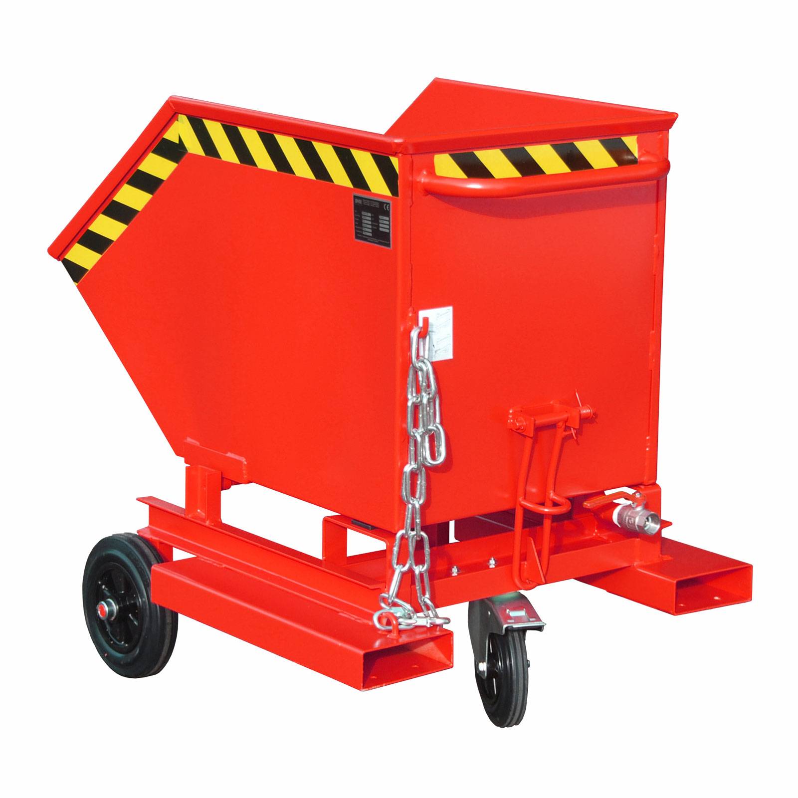 Späne-Kastenwagen SKW-ET 250, lackiert, Feuerrot