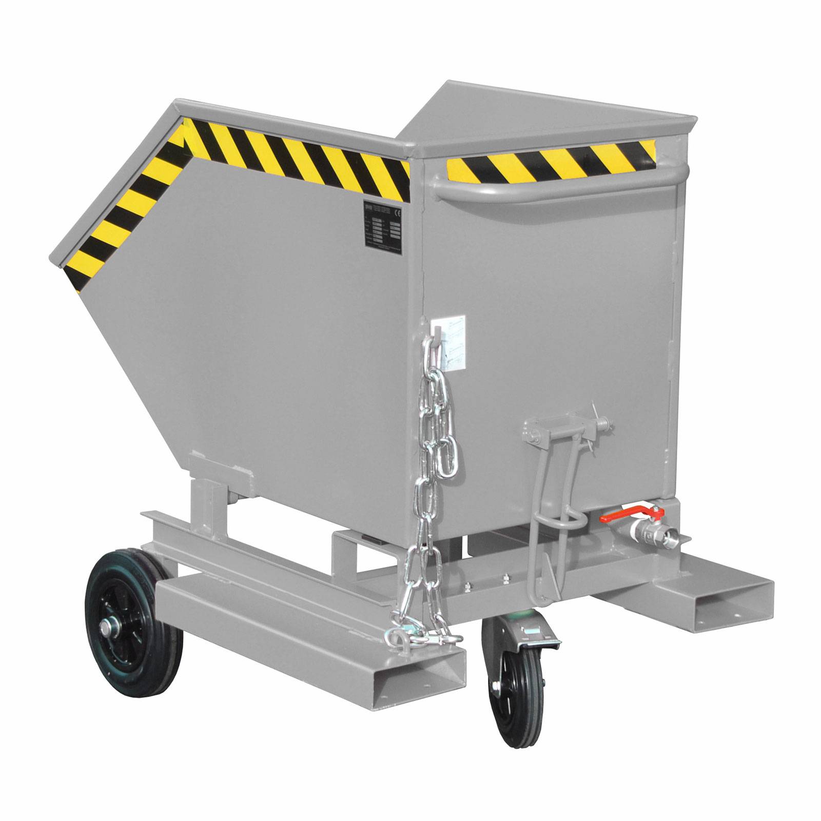 Späne-Kastenwagen SKW-ET 250, lackiert, Mausgrau