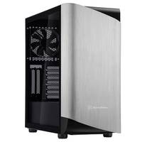 SilverStone SETA A1 - Midi Tower - PC - Schwarz - Silber - ATX - micro ATX -