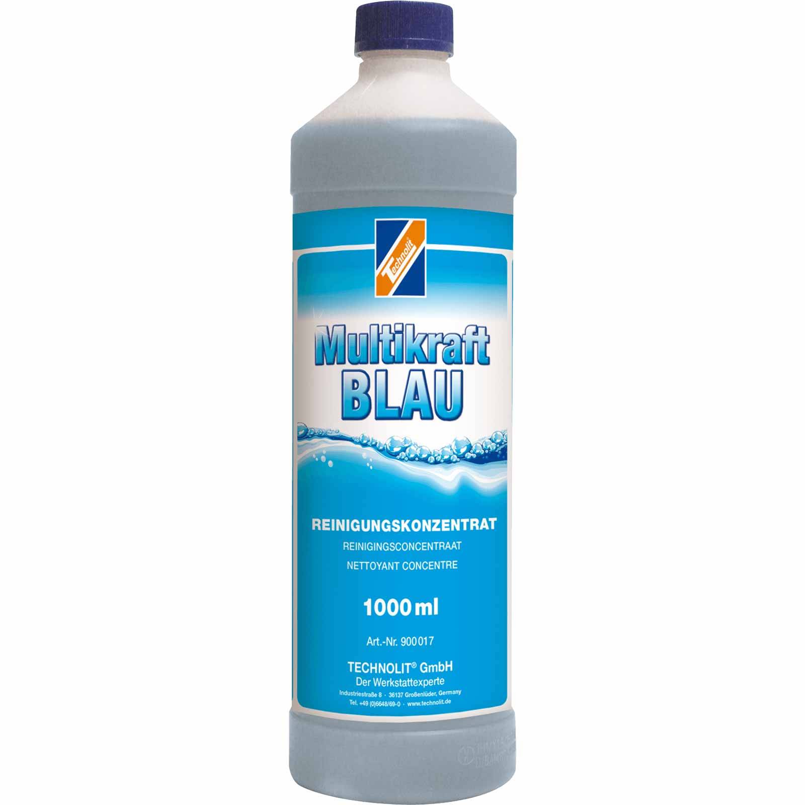 TECHNOLIT Universalreiniger Multikraft BLAU alkalisch Konzentrat 1 Liter
