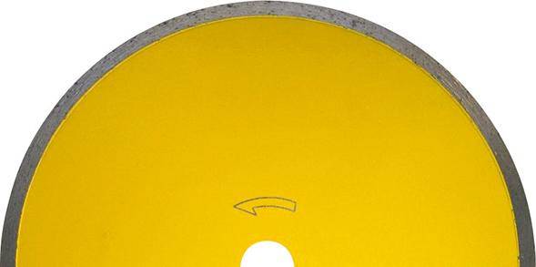 Diamantscheibe 180mm Ø22,2 geschl. Rand