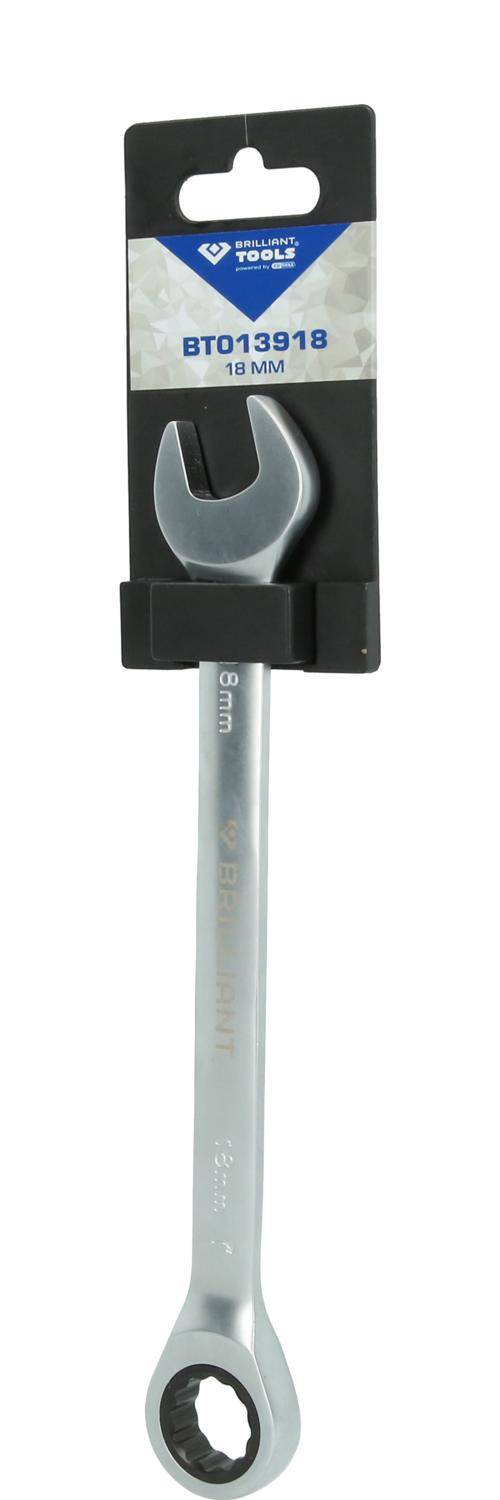 Brilliant Tools Ratschenringschlüssel, 18 mm