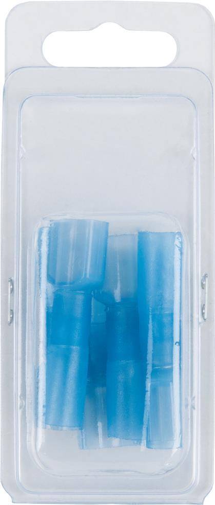 KS TOOLS Werkzeuge-Maschinen GmbH Sortiment isolierter Quetschverbinder, blau, AWG16-14, 6-tlg Stecker (970.0650)