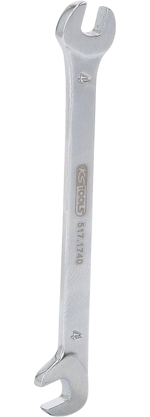 KS TOOLS Doppelmaulschlüssel,15°+75° 4mm