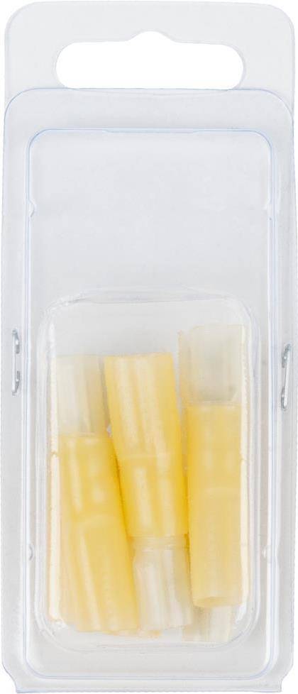 KS TOOLS Werkzeuge-Maschinen GmbH Sortiment isolierter Quetschverbinder, gelb, AWG12-10, 6-tlg Buchse (970.0690)