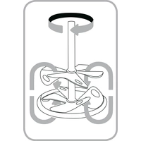 SCHEIBENRÜHRQUIRL MIT RING DBM 120 G SCHEIBENRÜHRQUIRL MIT RING DBM 120 G