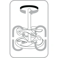 SCHEIBENRÜHRQUIRL MIT RING 140 G SCHEIBENRÜHRQUIRL MIT RING 140 G