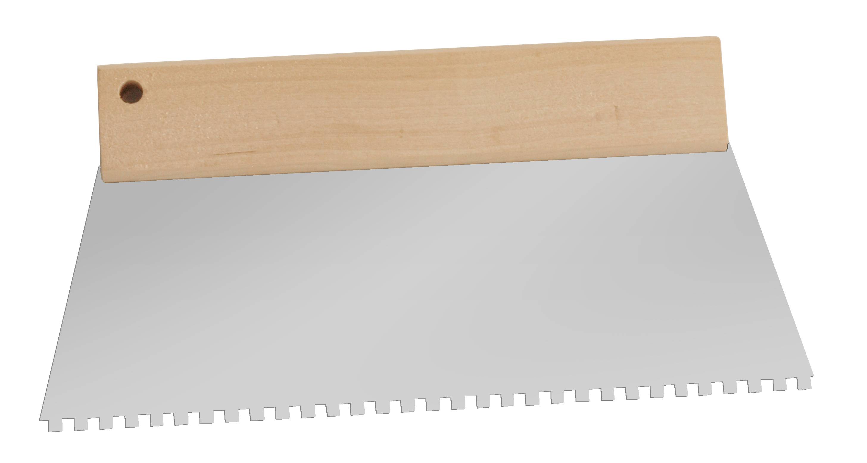 KLEBERVERTEILSPACHTEL E8, Trapezform, 180mm