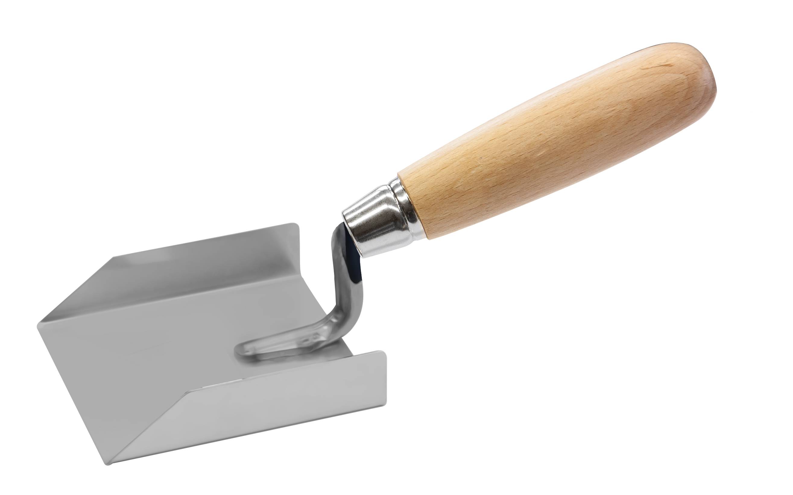 STUKKAT. ECKENSPACHTEL, rostfrei, Holz, 80x80mm