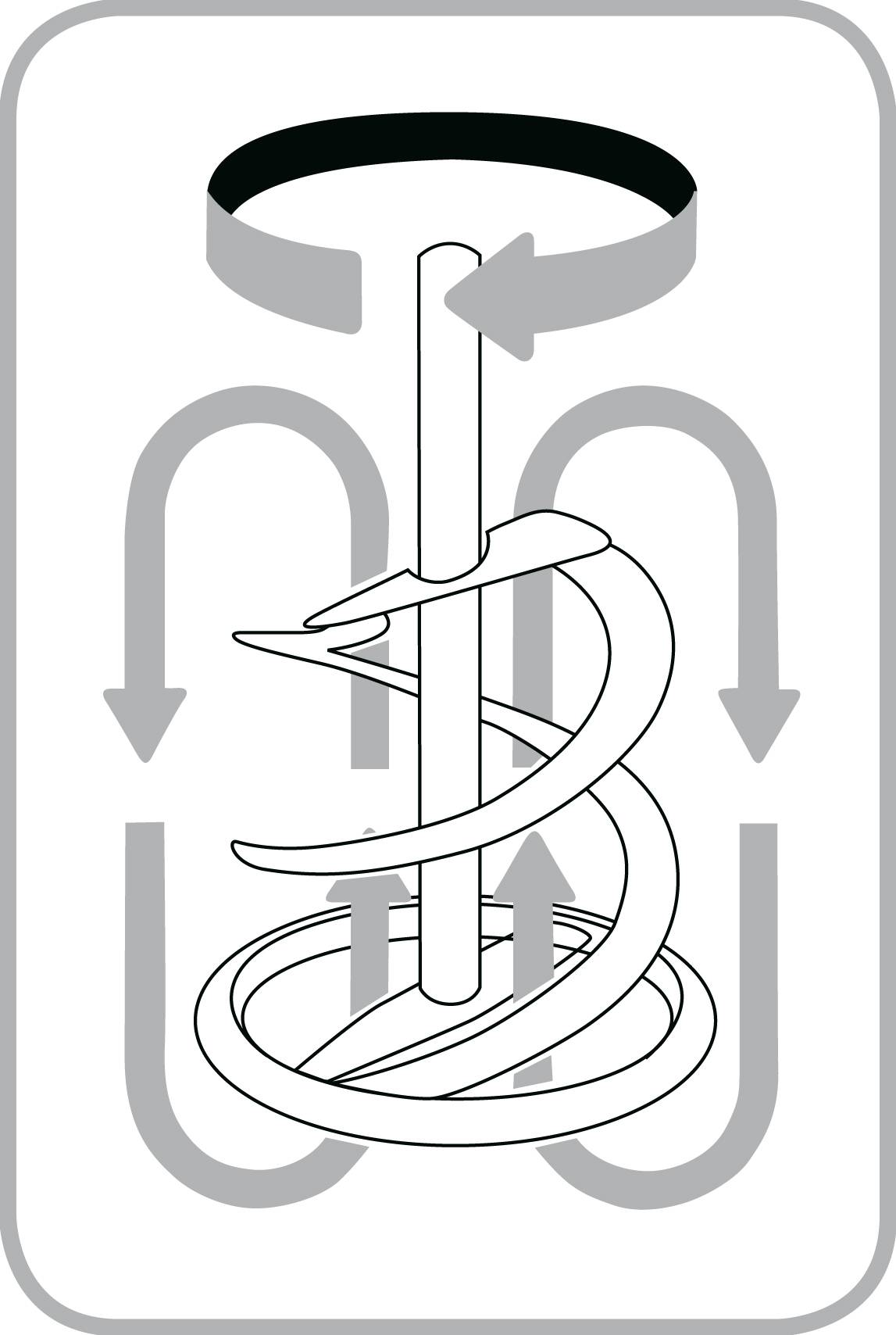 WENDELRÜHRQUIRL MIT RING 140 S