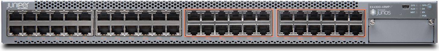 Juniper EX4300-48MP Netzwerk-Switch Managed 10G Ethernet (100/1000/10000) Grau 1U Power over Ethernet (PoE) (EX4300-48MP