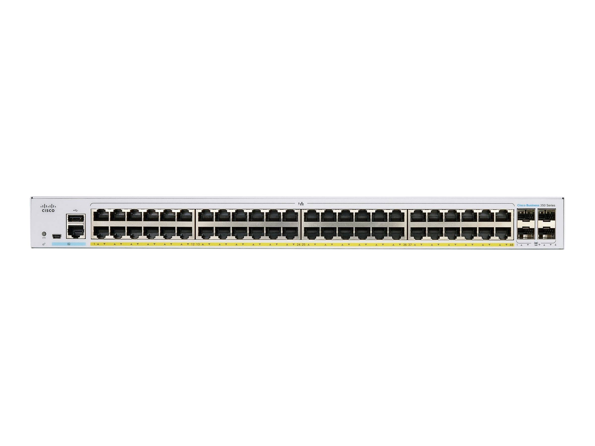 Cisco Business 350 Series CBS350-48FP-4G - Switch - L3 - managed - 48 x 10/100/1000 (PoE+)