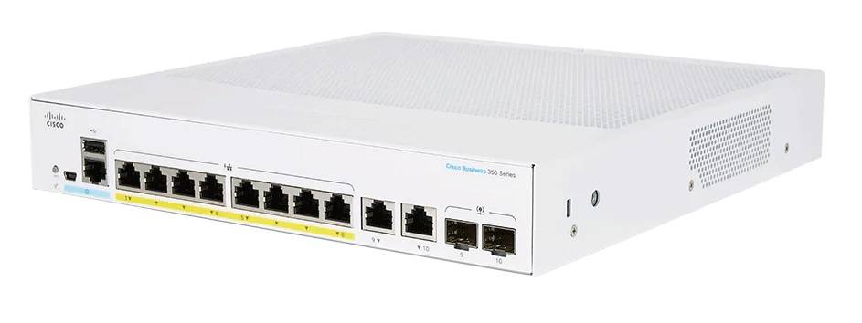 Cisco Business 250 Series CBS250-8FP-E-2G - Switch - L3 - Smart - 8 x 10/100/1000 (PoE+)