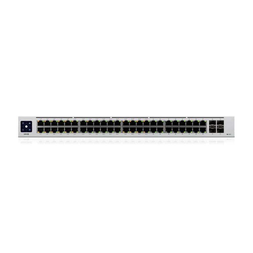 Standard 48-Port PoE Managed Switch 48x Gigabit Ethernet (32x PoE+, max. 195W), 4x SFP