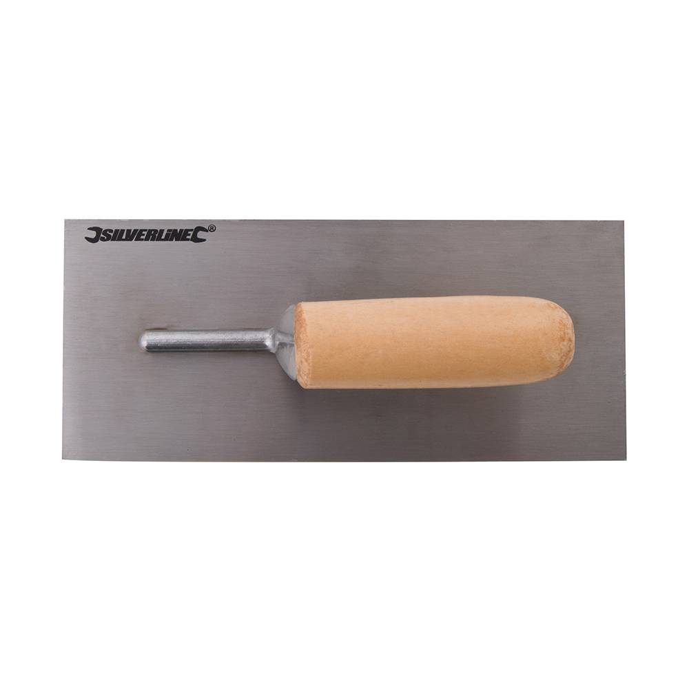 Glättekelle 280 x 120 mm mit Holzgriff