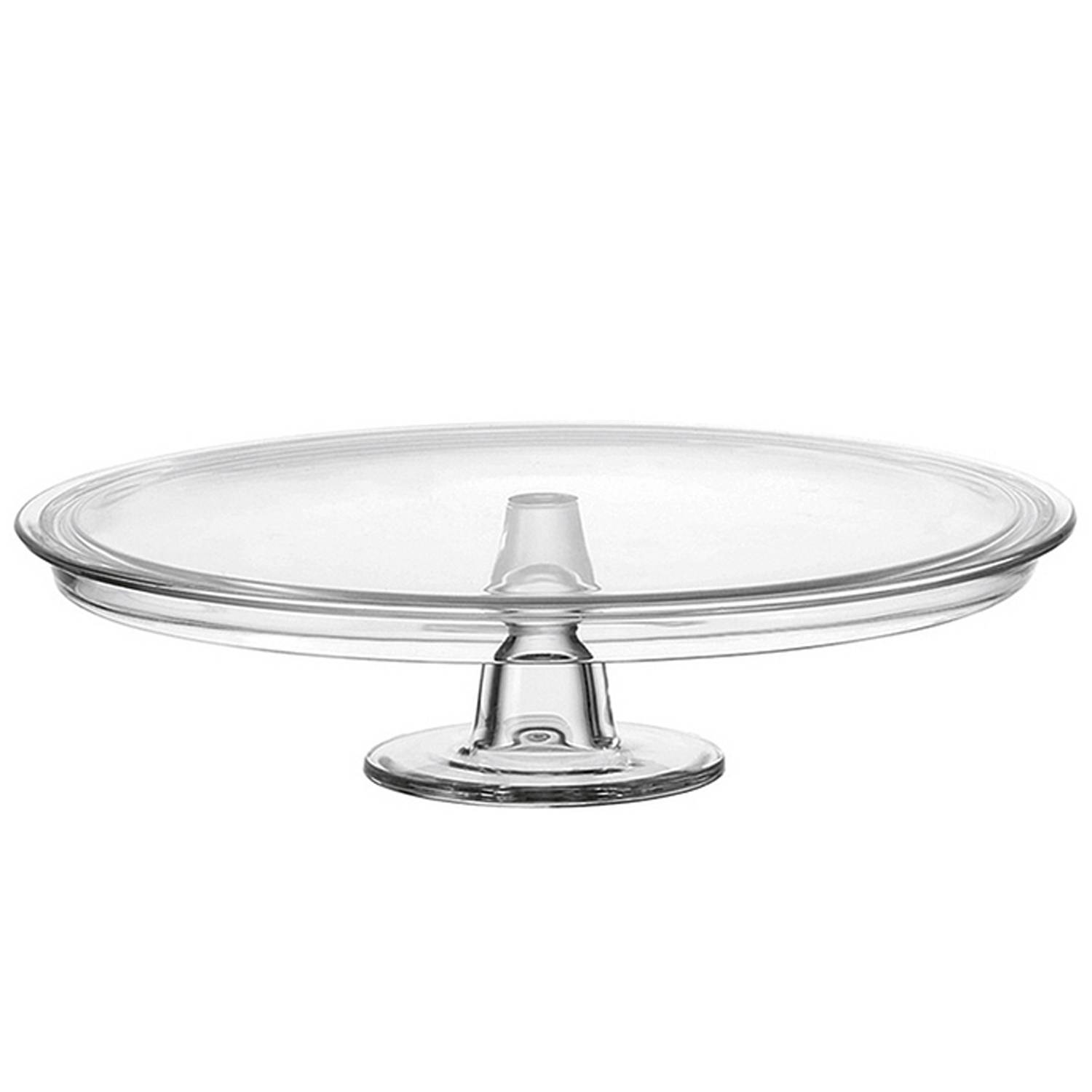 LEONARDO 025832 Ciao Tortenplatte auf Fuß, Glas, Ø 33 cm, klar