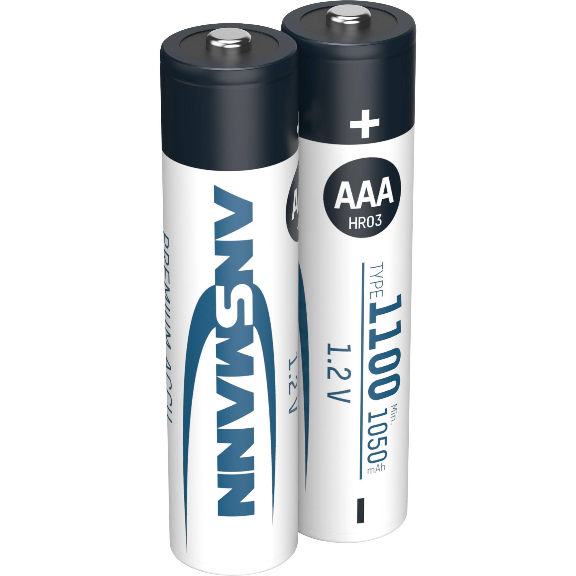 ANSMANN Micro - Batterie 2 x AAA - NiMH - (wiederaufladbar)
