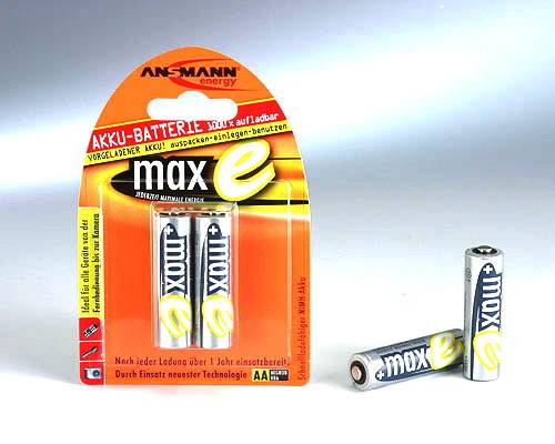 ANSMANN maxE - Batterie 2 x AA-Typ - NiMH - (wiederaufladbar)