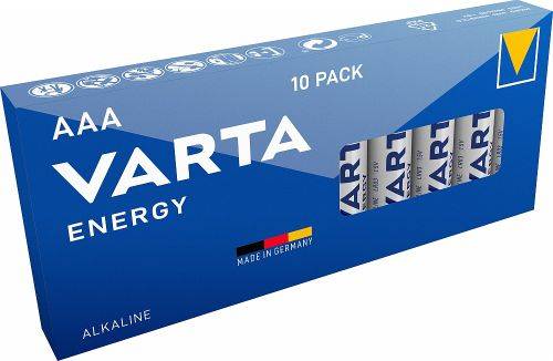VARTA Batterie Alkaline, Micro, AAA, LR03, 1,5 V, Schachtel (10-er Pack)