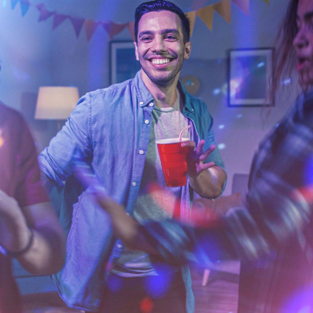 LED Discolicht Partyleuchte DJ-Licht RGB Tischlampe Lichteffekte Rotierend 180°