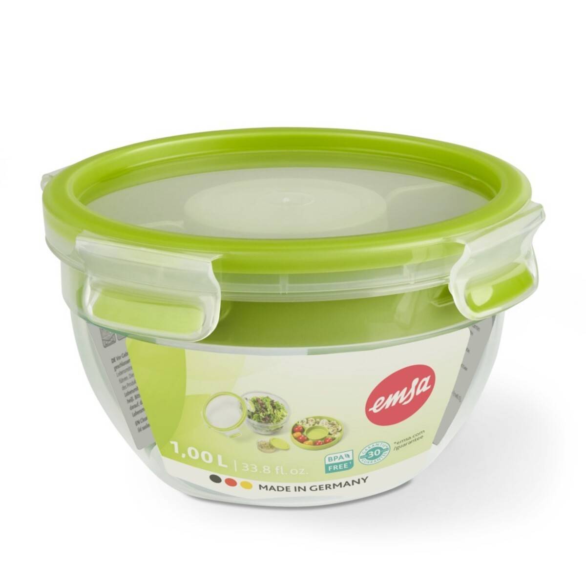 Emsa Salatbox CLIP GO ru. 1,0l