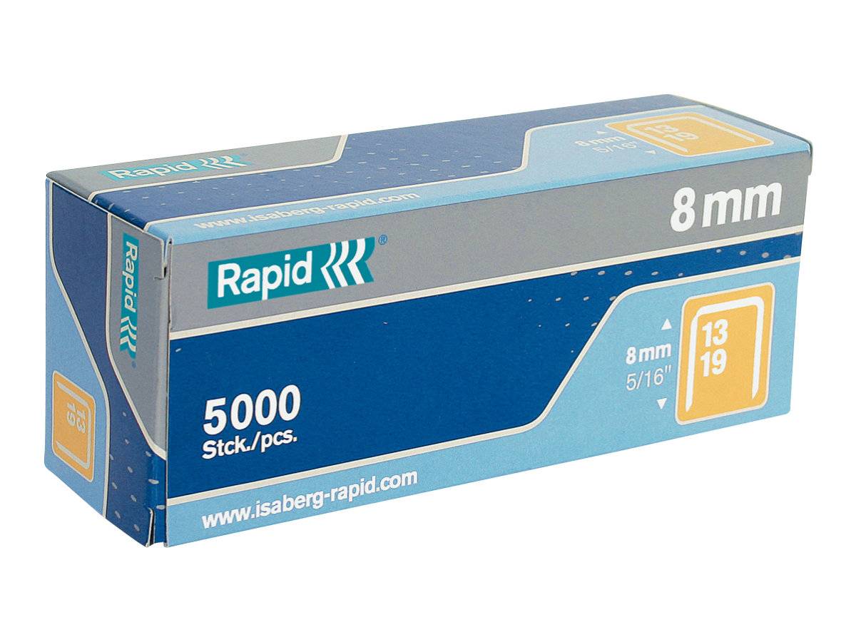 Rapid Heftklammern - No. 13 - 8 mm - Verzinkter Stahl