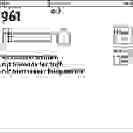 Sechskantschraube DIN 961 VG M20x1,5x 55 10.9 25 Stück