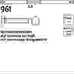 Sechskantschraube DIN 961 VG M24x2x 90 8.8 10 Stück