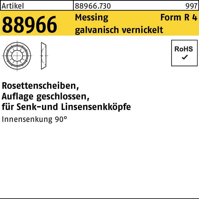 Eine technische Zeichnung einer Senkscheibe mit Spezifikationen für Befestigungs- und Linsengewindebolzen, mit einem 90-Grad-Senkwinkel.