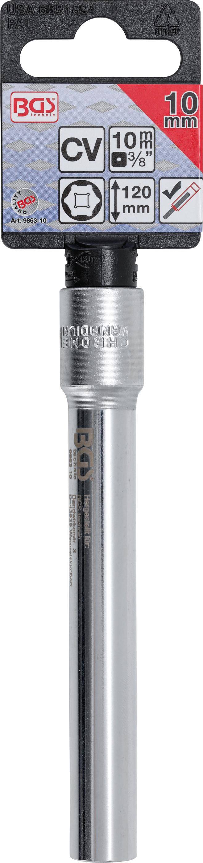 BGS technic Steckschlüssel-Einsatz Sechskant, extra tief | Antrieb