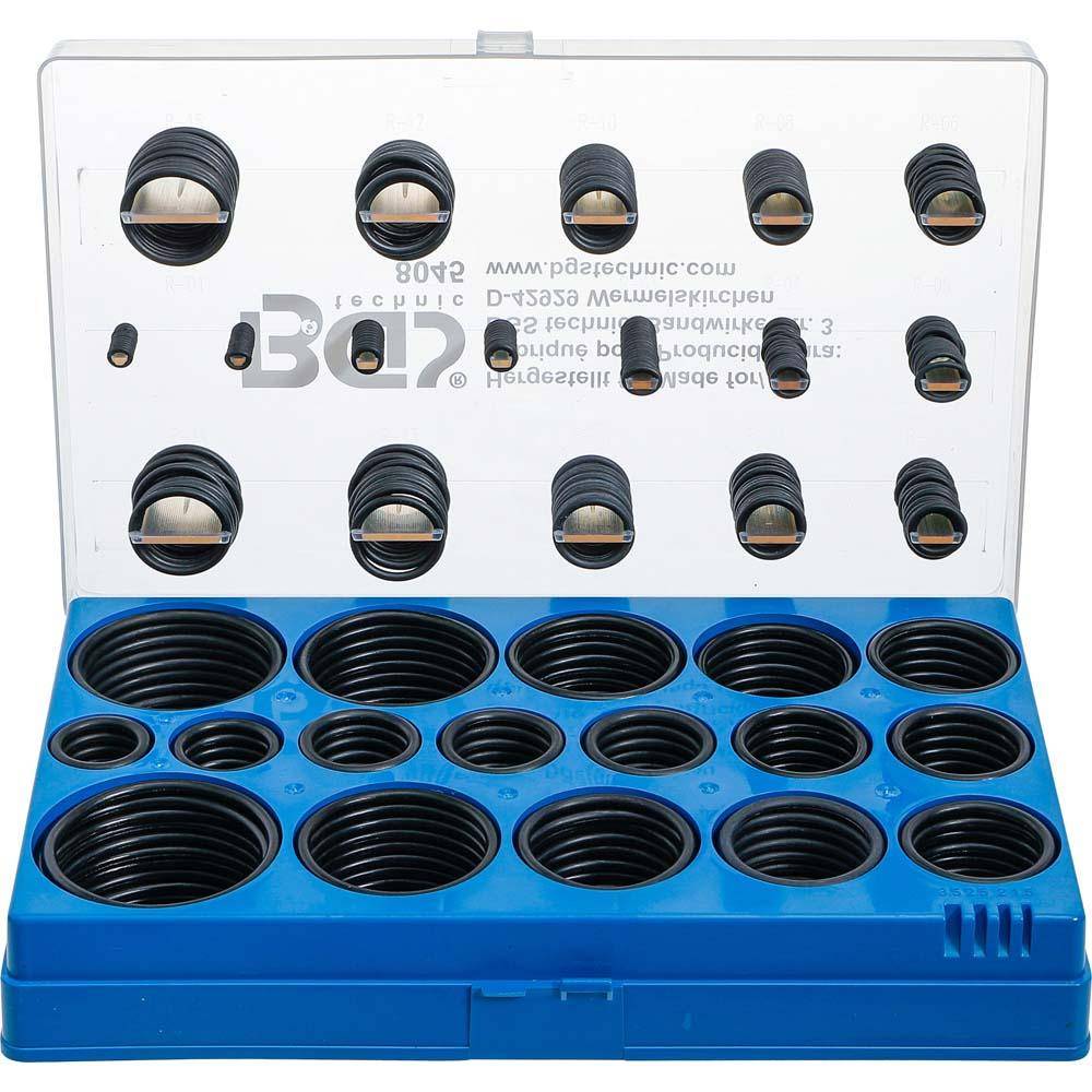 O-Ring Sortiment - 419-tlg - NBR Nitrilgummi - 3-50 mm Ø
