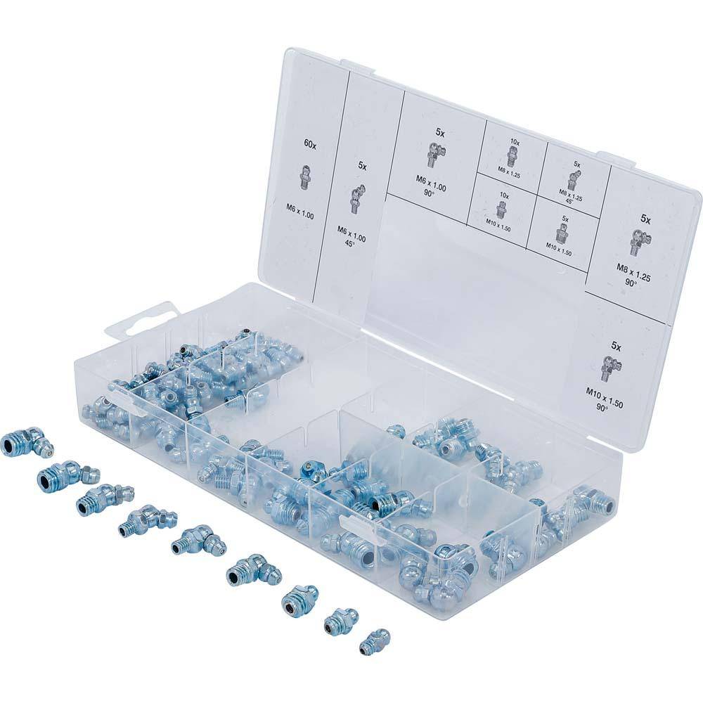 Schmiernippel-Sortiment - 110-teilig