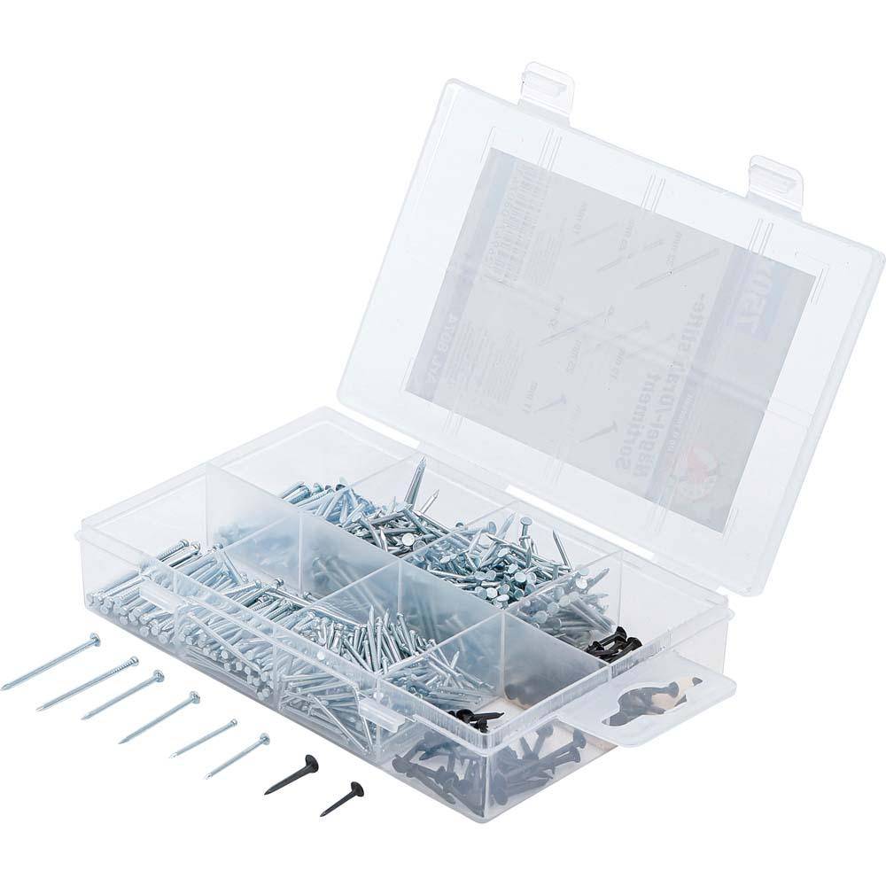 Nagel- und Drahtstifte-Sortiment - 750-teilig