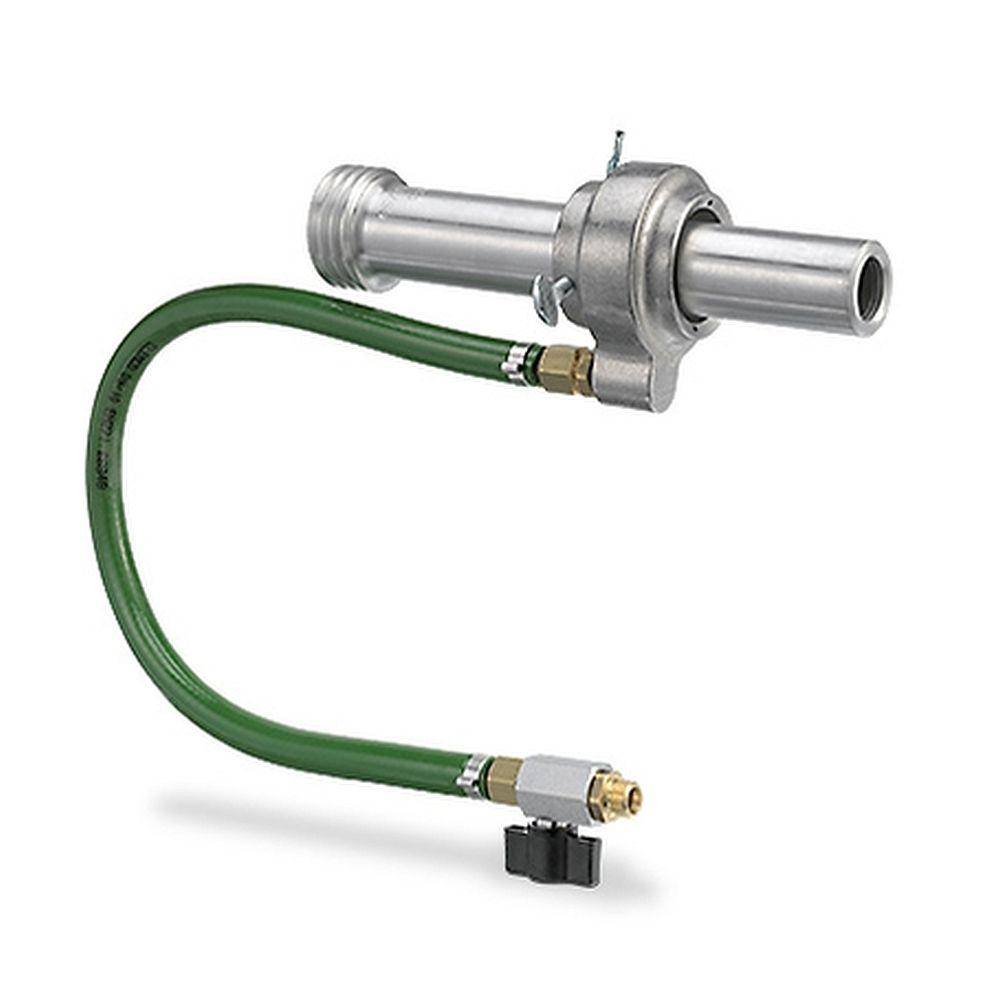 Nassstrahlkopf WBH komplett - 6 Bohrungen - direkter Wassernetzanschluss - für alle Standard-Strahldüsen - Innen-Ø 41,5 mm