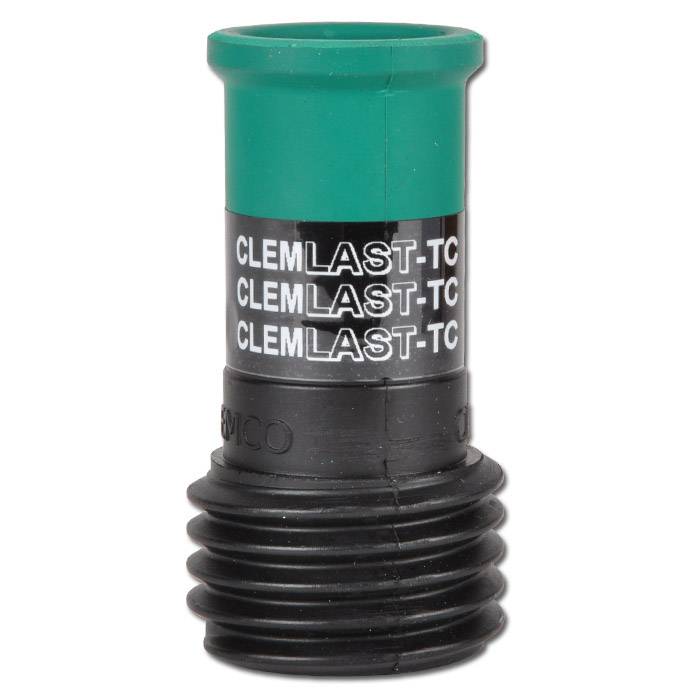 Sandstrahldüse Wolframcarbid - Kordelgewinde - Düsen-Ø 8 mm - Länge 75 mm - 25 mm Einlass - Gummiummantelung