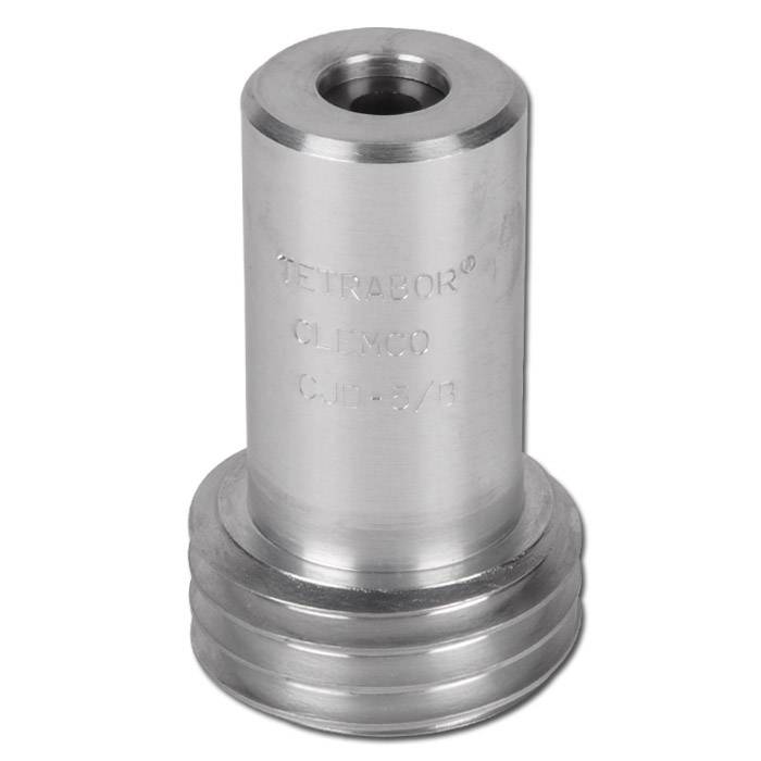 Strahldüse Borcarbid - kurz - Düsen-Ø 12 mm - Länge 80 mm - 25 mm Einlass - 50 mm Kordelgewinde