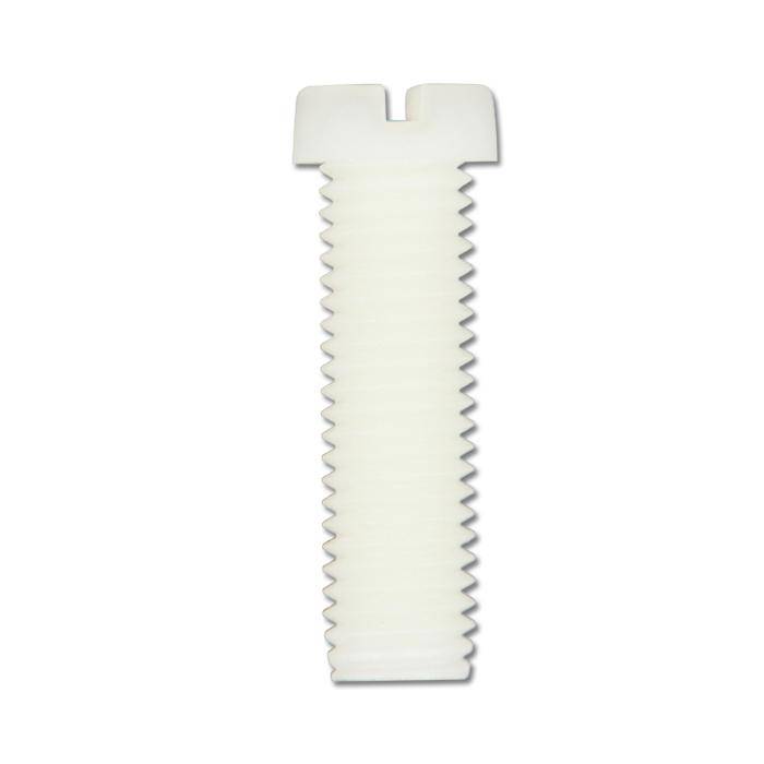 Zylinderschrauben - mit Schlitz - ähnlich DIN 84 - PA 6.6 / Nylon Natur - Gewinde M8 x 70 - Anzahl VE 100