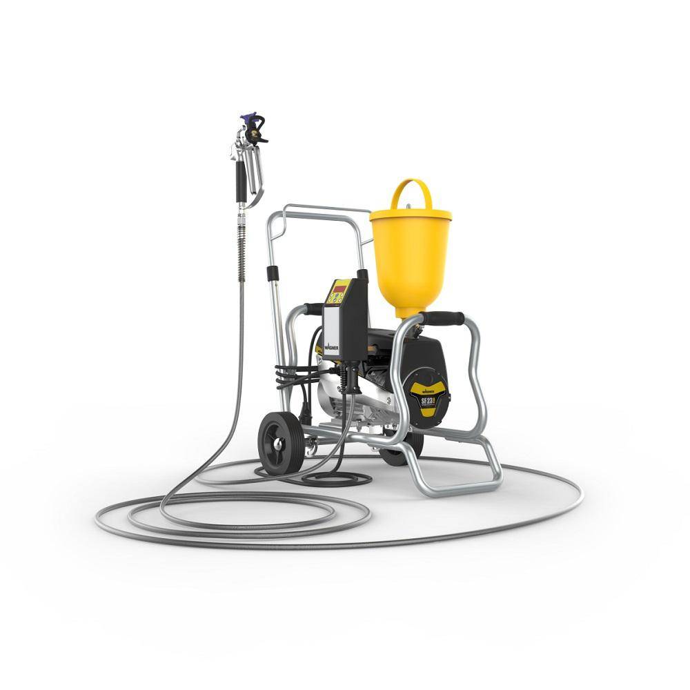 SuperFinish 23 Plus TempSpray auf Wagen - 250 bar - 1,3 kW - elektrisch