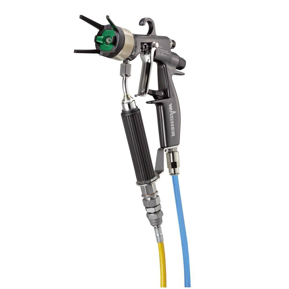 AirCoat Pistole AC 4600 Pro. - inkl. grüner Luftkappe, Halter und ohne Düse