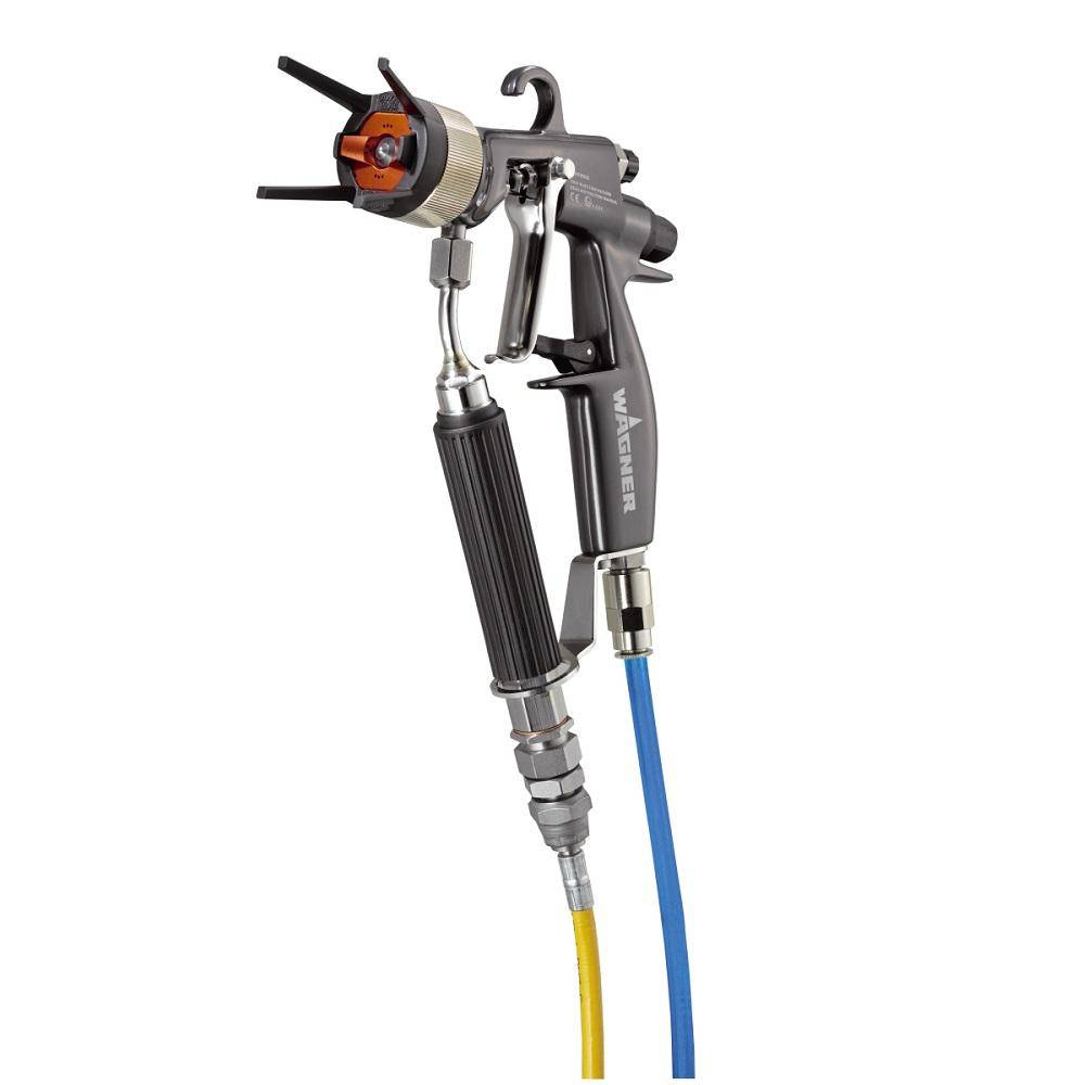 AirCoat Pistole AC 4600 Pro. - inkl. roter Luftkappe, Halter und ohne Düse