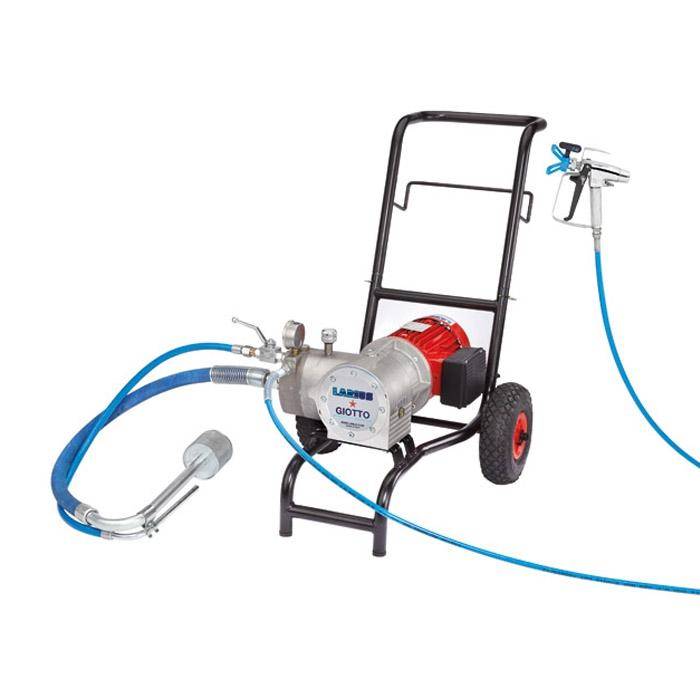 Airlesspumpe - Elektro - "Larius Giotto" - auf Fahrwagen - 230 V