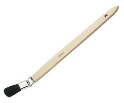 Platt-Pinsel ClassicSTAR mix - schwarze China-Borsten - Maße 10 mm - VE 12 Stück - Preis per VE - gebogen