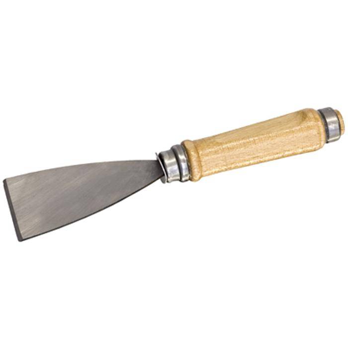 Stoßspachtel - Größe 80 mm - mit extrem starkem Blatt - Hammerschlag-Ende