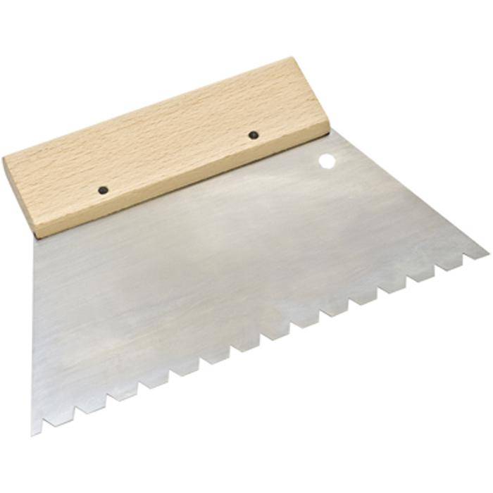 Gezahnter Spachtel - Größe 210 mm - VE 10 Stück - Ausführung B 11